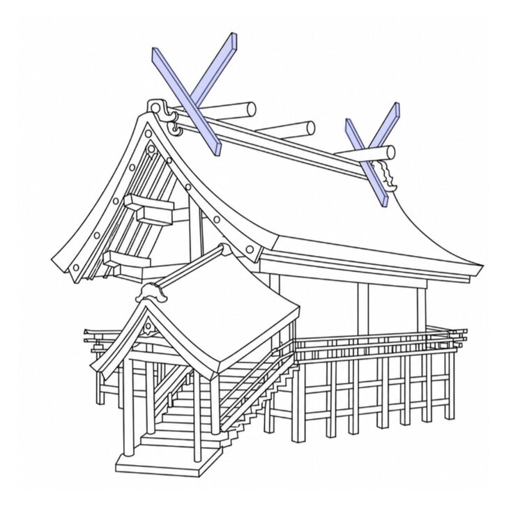 千木のハイライト